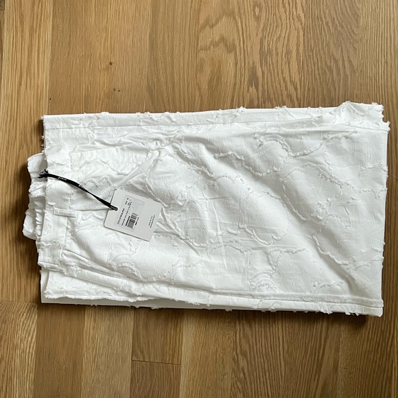 Beatrice B Fil Coupé Trouser, White, Size 6 - Picture 3 of 3